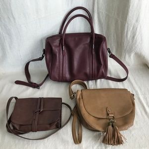 Lot of 3 Crossbody Purses